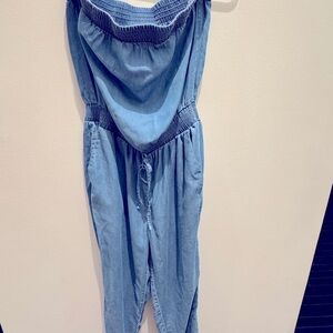 Ci Sono Light Blue Denim Jumpsuit Womens Size M